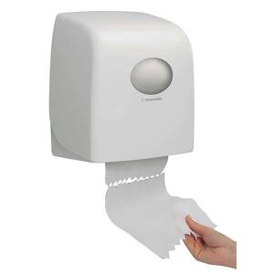 DISPENZER ZA UBRUS U ROLNI AQUARIUS SLIMROLL KIMBERLY-CLARK 6953 BELI