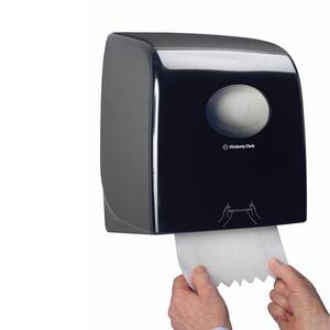 DISPENZER ZA UBRUS U ROLNI SLIMROLL AQUARIUS KIMBERLY-CLARK 7185 CRNI